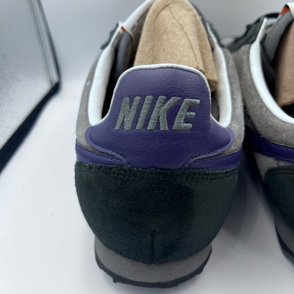 Nike Vintage Suede Sneakers Gray Purple Swoosh Men’s 10 EU 44 - Picture 6 of 13